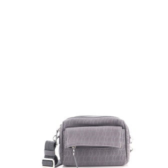 Christian Louboutin Zip N Flap Messenger Bag Monogram Jacquard Mini