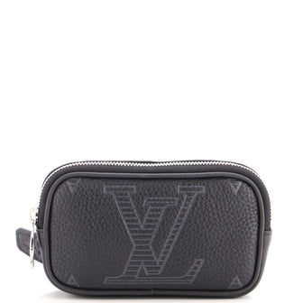 Louis Vuitton Signature Pocket Belt Bag Monogram Shadow Giant Taurillon Leather