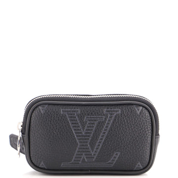 Louis Vuitton Signature Pocket Belt Bag Monogram Shadow Giant Taurillon Leather