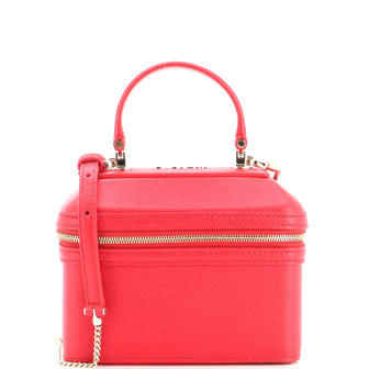 Bvlgari Serpenti Forever Top Handle Convertible Vanity Leather Small