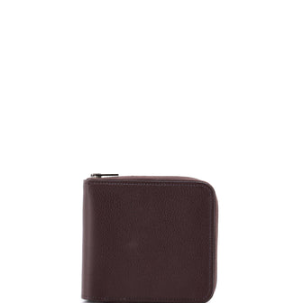 Hermes Zipengo H Verso Bifold Wallet Leather Compact
