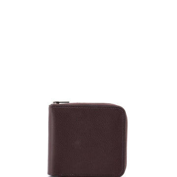 Hermes Zipengo H Verso Bifold Wallet Leather Compact