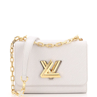 Louis Vuitton Flower Charm Twist Bag Epi Leather MM