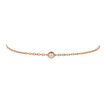 Cartier D'Amour Bracelet 18K Rose Gold and Diamond Small