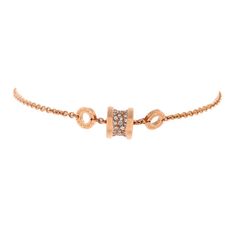 Bvlgari B.Zero1 Soft Bracelet 18K Rose Gold with Diamonds