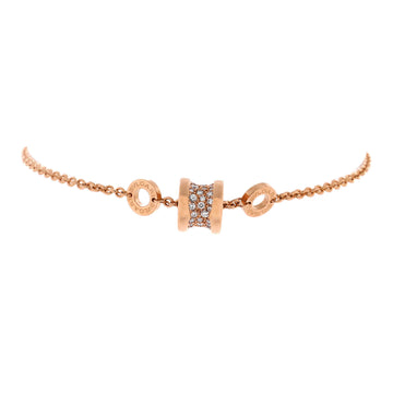 Bvlgari B.Zero1 Soft Bracelet 18K Rose Gold with Diamonds