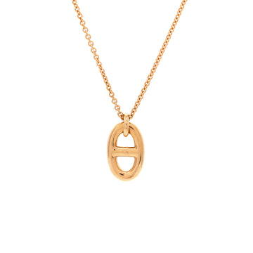Hermes Farandole Pendant Necklace 18K Rose Gold Small