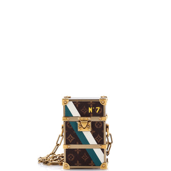 Louis Vuitton Trunk Box Pouch No.7 Trunk L'Oeil Vintage Monogram Canvas