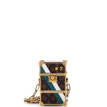 Louis Vuitton Trunk Box Pouch No.7 Trunk L'Oeil Vintage Monogram Canvas