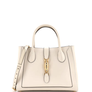 Gucci Jackie 1961 Web Tote Leather Medium