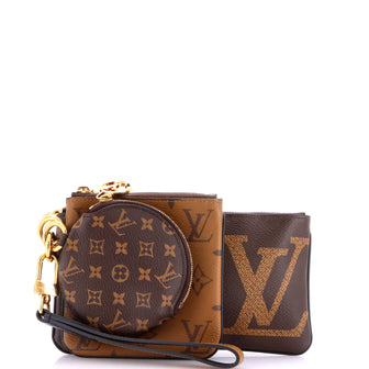 Louis Vuitton Trio Pouch Set Reverse Monogram Giant
