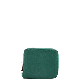 Hermes Azap Zip Around Wallet Silk'in Epsom Compact