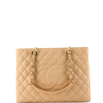 Chanel Grand Shopping Tote Quilted Caviar