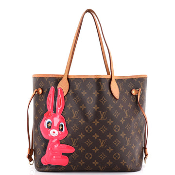 Louis Vuitton Neverfull NM Tote Limited Edition Sun Yitian Monogram Canvas MM