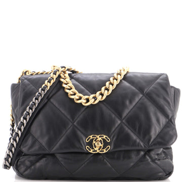 Chanel 19 Flap Bag Quilted Leather Maxi
