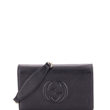Gucci Soho Wallet on Chain Leather