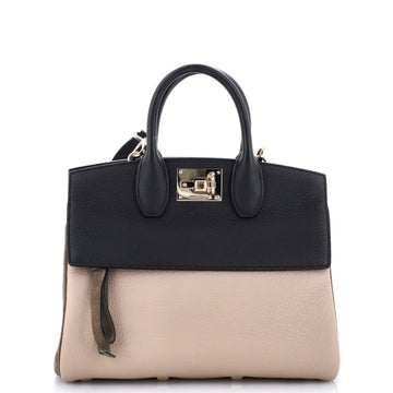 Salvatore Ferragamo Studio Satchel Leather Small