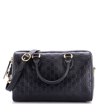 Gucci Signature Boston Bag Guccissima Leather Medium
