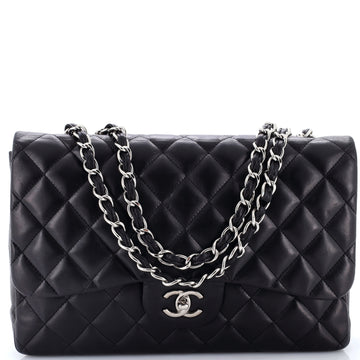 Chanel Classic Single Flap Bag Quilted Lambskin Jumbo