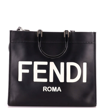 Fendi Sunshine Shopper Tote Leather Medium