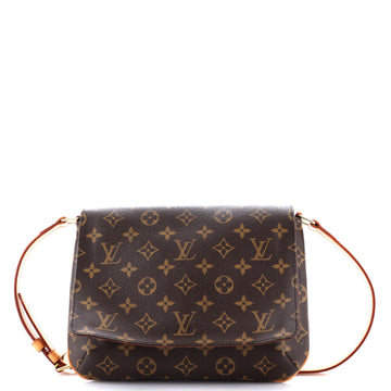 Louis Vuitton Musette Tango Handbag Monogram Canvas