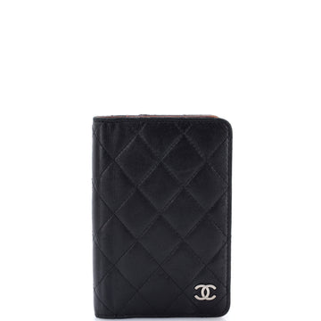 Chanel Passport Holder Quilted Lambskin