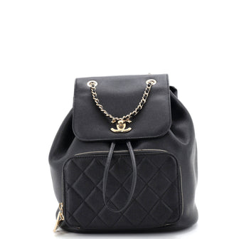 Chanel Business Affinity Backpack Caviar Small
