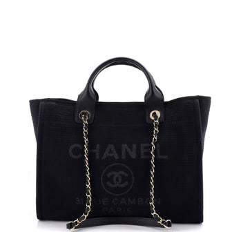 Chanel Deauville NM Tote Mixed Fibers Medium
