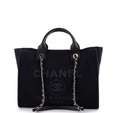Chanel Deauville NM Tote Mixed Fibers Medium