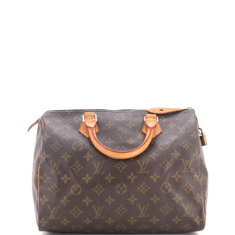 Louis Vuitton Speedy Handbag Monogram Canvas 30