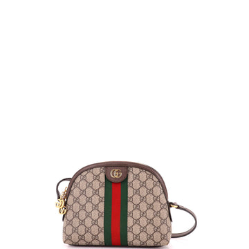 Gucci Ophidia Dome Shoulder Bag GG Coated Canvas Small