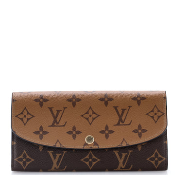 Louis Vuitton Emilie Wallet Reverse Monogram Canvas