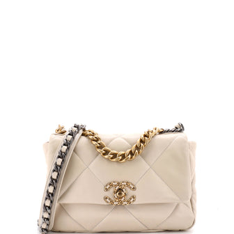 Chanel 19 Flap Bag Quilted Leather Medium