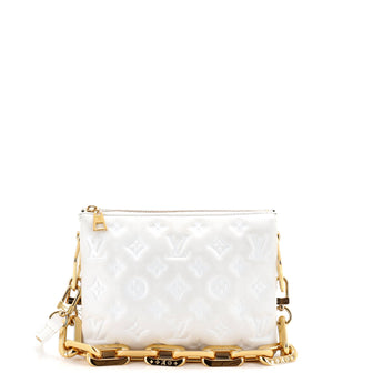 Louis Vuitton Coussin Bag Monogram Embossed Lambskin BB