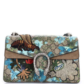 Gucci Dionysus Bag Embroidered Printed GG Coated Canvas Small