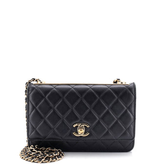Chanel Trendy CC Wallet on Chain Quilted Lambskin