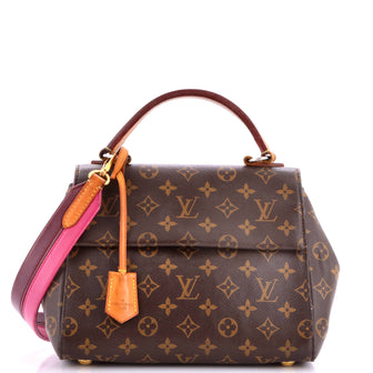 Louis Vuitton Cluny Top Handle Bag Monogram Canvas BB