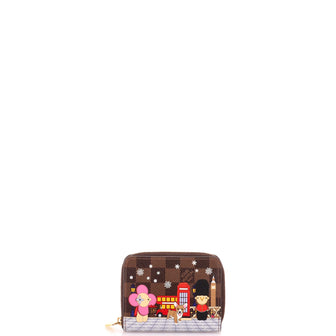 Louis Vuitton Zippy Coin Purse Limited Edition Vivienne Xmas Damier