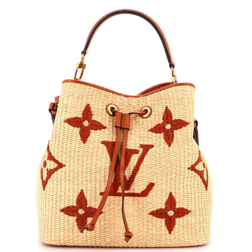 Louis Vuitton NeoNoe Handbag Monogram Giant Raffia MM