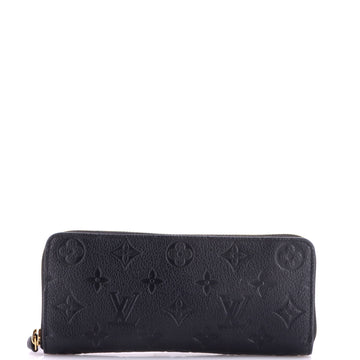 Louis Vuitton Clemence Wallet Monogram Empreinte Leather