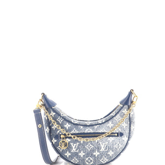 Louis Vuitton Loop Handbag Monogram Jacquard Denim