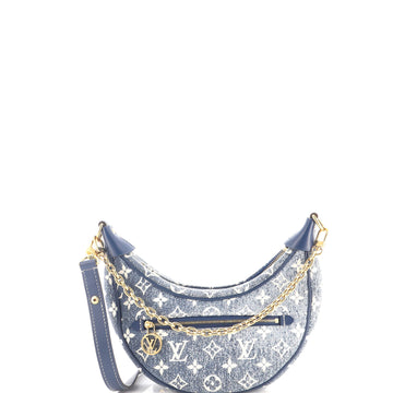 Louis Vuitton Loop Handbag Monogram Jacquard Denim