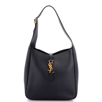 Saint Laurent Le 5 a 7 Supple Hobo Leather Small