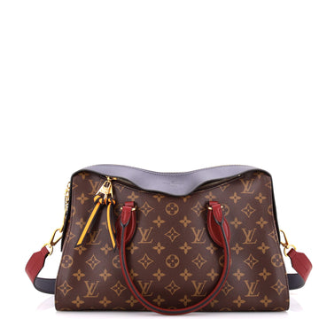 Louis Vuitton Tuileries Handbag Monogram Canvas with Leather