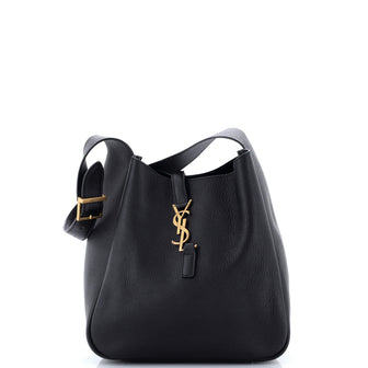 Saint Laurent Le 5 a 7 Supple Hobo Leather Small