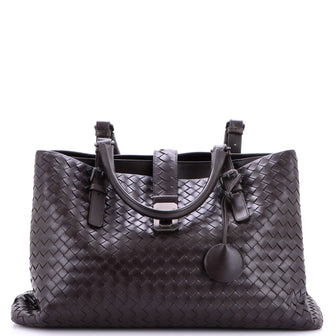 Bottega Veneta Roma Bag Intrecciato Nappa Medium