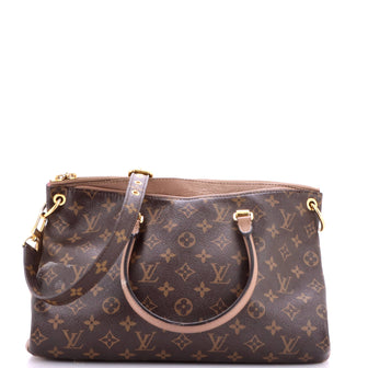 Louis Vuitton Pallas Tote Monogram Canvas with Leather