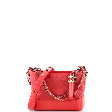 Chanel Gabrielle Hobo Quilted Aged Calfskin Small