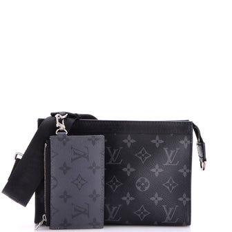 Louis Vuitton Gaston Wearable Wallet Monogram Eclipse Canvas