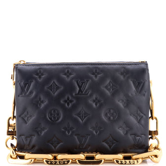 Louis Vuitton Coussin Bag Monogram Embossed Lambskin BB